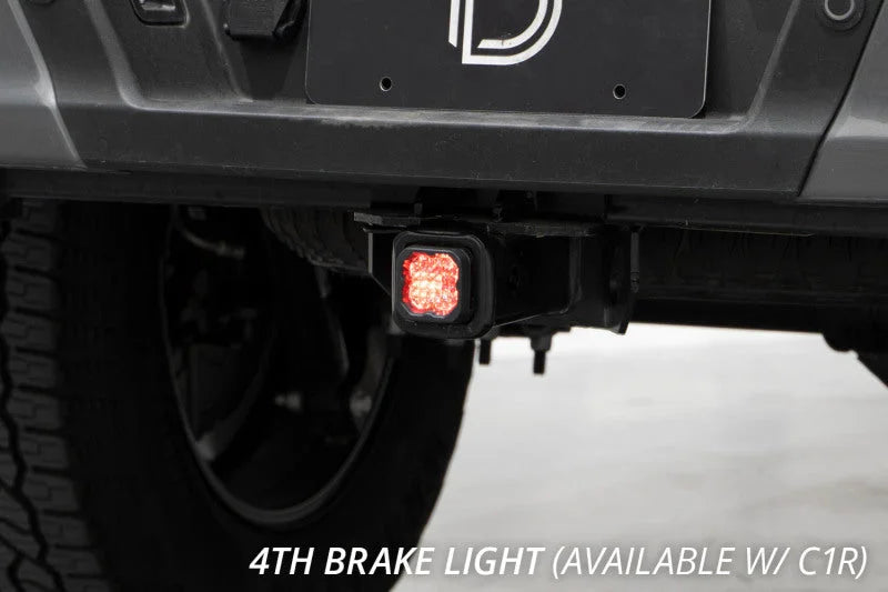 Diode Dynamics HitchMount LED Pod Reverse Kit SSC1 - Installation View