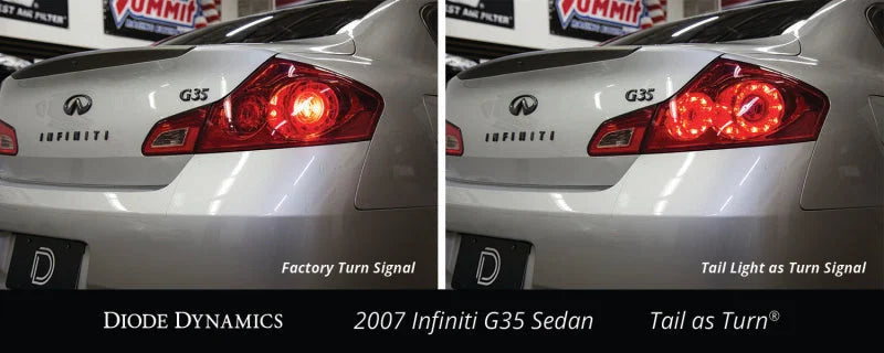 Diode Dynamics Infiniti G35/G37 Sedan/Q40 Tail as Turn Module (Pair) - Installation View