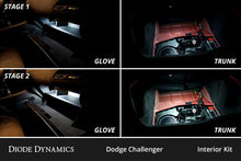 Load image into Gallery viewer, Diode Dynamics Interior LED Kit Cool White Stage 2 fits 2009-2014 Dodge Challenger - Side View