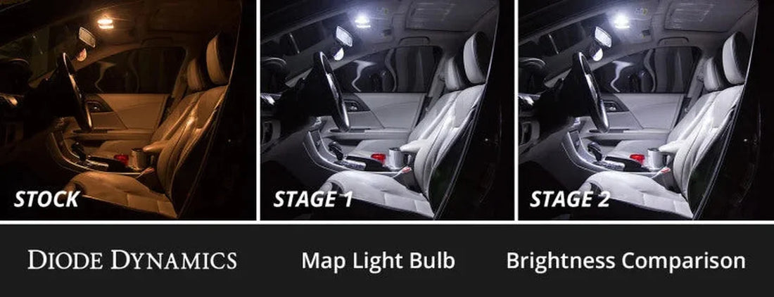Diode Dynamics 12-17 Toyota Camry Interior LED Kit Cool White Stage 2 - Side View