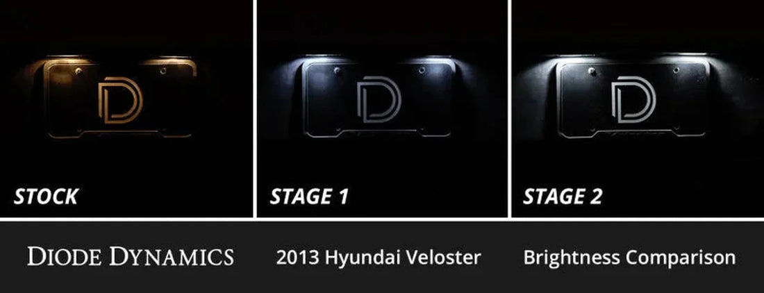 Diode Dynamics 12-18 Hyundai Veloster Interior LED Kit Cool White Stage 2 - Side View