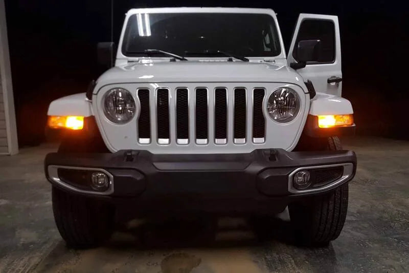 Diode Dynamics JL Wrangler Front Turn Stage 1 (7443 LED Bulb HP48 - White and - Amber) - Additional View 5
