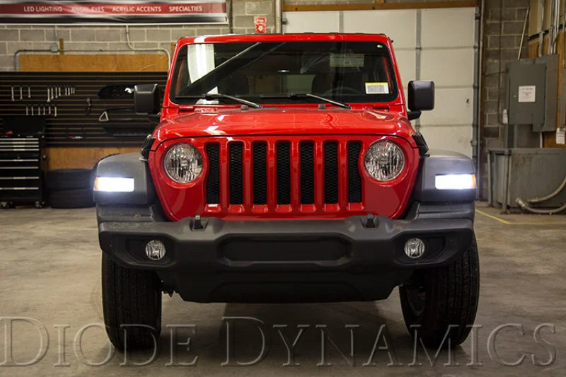 Diode Dynamics JL Wrangler Switchback Turn Signal Kit w Resistors - Installation View