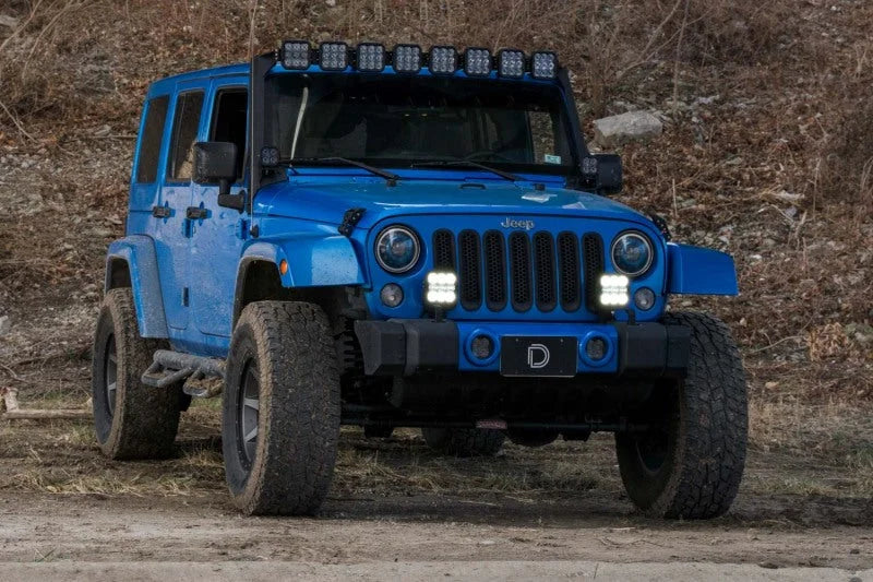Diode Dynamics Jeep JK SS5 CrossLink Bumper Lightbar Kit Pro Driving - Additional View 7