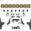 Load image into Gallery viewer, Diode Dynamics Jeep JK SS5 Pro CrossLink Windshield - Yellow Combo Lightbar Kit - Main Product View