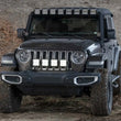Load image into Gallery viewer, Diode Dynamics Jeep JL SS5 4-Pod CrossLink Grille Lightbar Kit Pro - White Combo - Back View