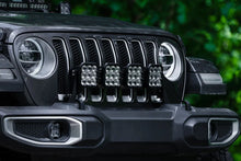 Load image into Gallery viewer, Diode Dynamics Jeep JL SS5 4-Pod CrossLink Grille Lightbar Kit Pro - White Combo - Installation View