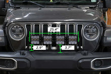 Load image into Gallery viewer, Diode Dynamics Jeep JL SS5 4-Pod CrossLink Grille Lightbar Kit Sport - White Combo - Side View