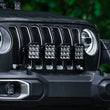 Load image into Gallery viewer, Diode Dynamics Jeep JL SS5 4-Pod CrossLink Grille Lightbar Kit Sport - White Combo - Installation View
