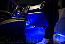 Load image into Gallery viewer, Diode Dynamics LED Footwell Kit - Blue - Side View