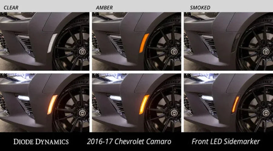 Diode Dynamics 16-21 Chevrolet Camaro LED Sidemarkers Clear (set) - Additional View 9