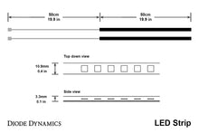 Load image into Gallery viewer, Diode Dynamics LED Strip Lights - Blue 100cm Strip SMD100 WP - Additional View 8