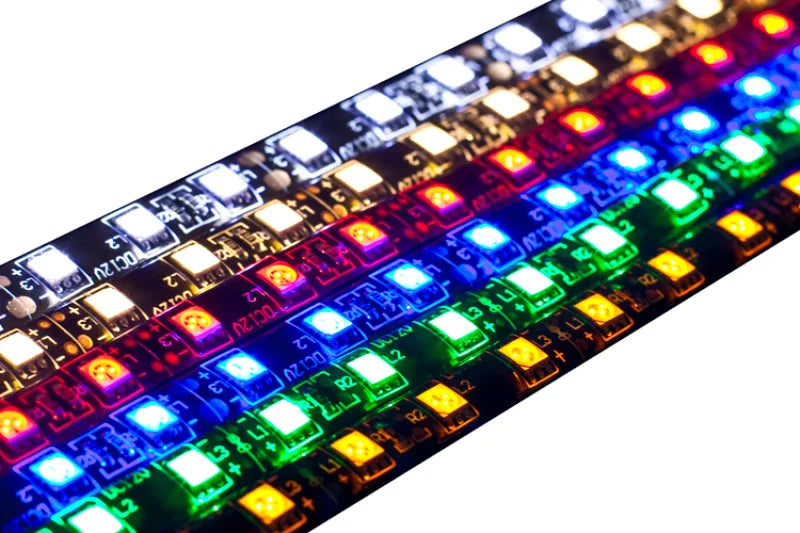 Diode Dynamics LED Strip Lights - Blue 200cm Strip SMD120 WP - Side View