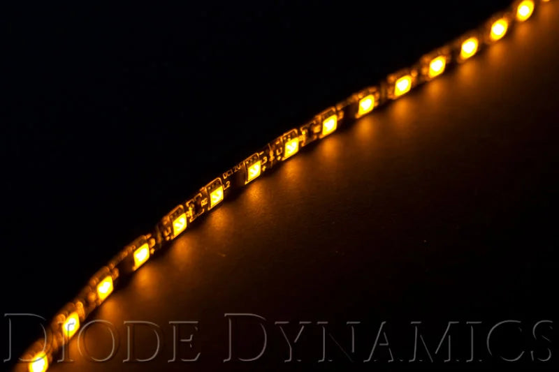 Diode Dynamics LED Strip Lights - Green 50cm Strip SMD30 WP - Back View