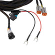 Load image into Gallery viewer, Diode Dynamics Light Duty Dual Output 3-way 4-pin Wiring Harness - Back View