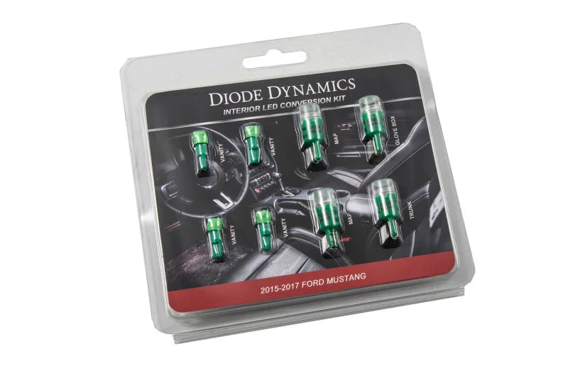 Diode Dynamics Mustang Interior Light Kit 15-17 Mustang Stage 1 - Green - Main Product View