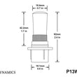 Load image into Gallery viewer, Diode Dynamics P13W HP48 LED - Cool - White (Pair) - Back View