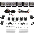 Load image into Gallery viewer, Diode Dynamics Prinsu/Sherpa Roof Racks SS5 6-Pod CrossLink Mounting Kit - Sport White Combo - Main Product View