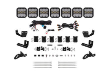 Load image into Gallery viewer, Diode Dynamics Prinsu/Sherpa Roof Racks- SS5 7-Pod CrossLink Mounting Kit - Pro White Combo - Main Product View
