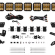 Load image into Gallery viewer, Diode Dynamics Prinsu/Sherpa Roof Racks- SS5 7-Pod CrossLink Mounting Kit - Sport Yellow Combo - Main Product View