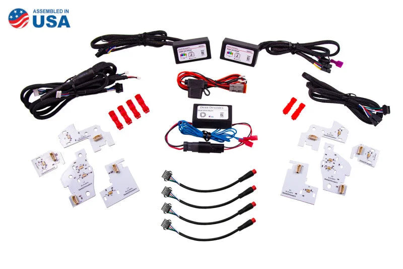 Diode Dynamics RGBW DRL LED Boards for 2019-2023 Ram 1500 Midline - Installation View