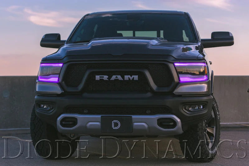 Diode Dynamics RGBW DRL LED Boards for 2019-2023 Ram 1500 Midline - Additional View 6