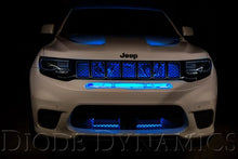 Load image into Gallery viewer, Diode Dynamics RGBW Grille Strip Kit 4pc Multicolor - Back View