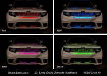 Load image into Gallery viewer, Diode Dynamics RGBW Grille Strip Kit 4pc Multicolor - Additional View 7