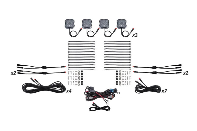 Diode Dynamics RGBW Rock Light Installer Kit (12-pack) - Main Product View