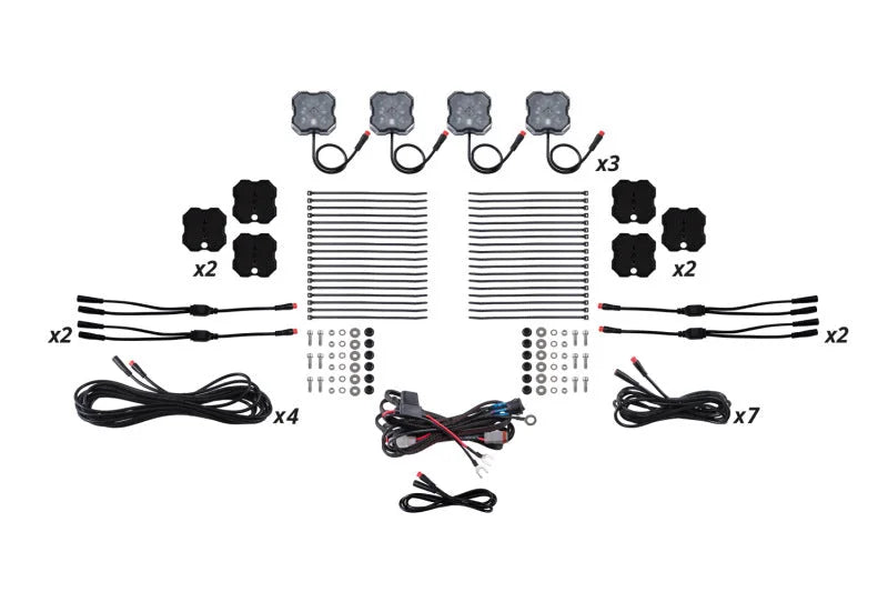 Diode Dynamics RGBW Rock Light Installer Magnet Mount Kit (12-pack) - Main Product View