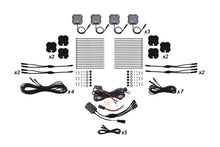 Load image into Gallery viewer, Diode Dynamics RGBW Rock Light Installer Magnet Mount Kit w/Controller (12-pack) - Main Product View