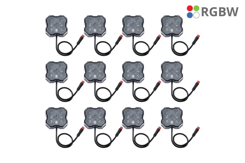 Diode Dynamics RGBW Rock Light Installer Magnet Mount Kit w/Controller (12-pack) - Additional View 6