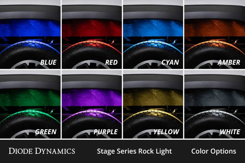 Diode Dynamics RGBW Rock Light Installer Magnet Mount Kit w/Controller (12-pack) - Additional View 8