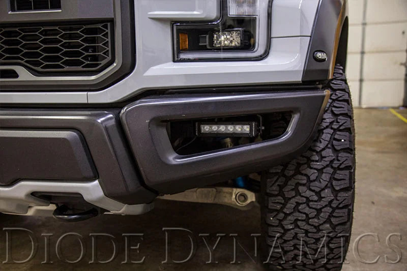 Diode Dynamics Raptor 2017 Stage Series Fog Kit 12 - White Driving - Additional View 8