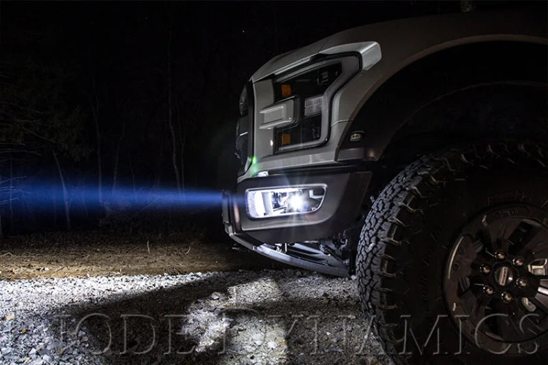 Diode Dynamics Raptor 2017 Stage Series Fog Kit Stage Series 6 In - White Wide - Back View