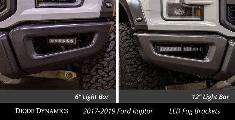 Diode Dynamics Raptor 2017 Stage Series Fog Kit Stage Series 6 In - White Wide - Additional View 5