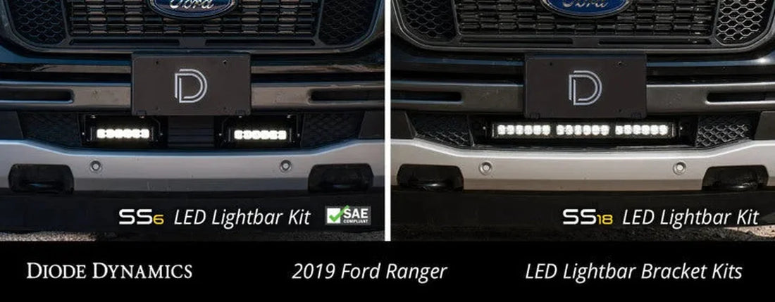 Diode Dynamics 19-21 Ford Ranger SS18 Bracket Kit - Additional View 5