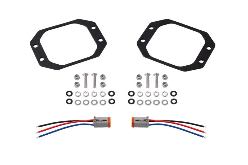 Diode Dynamics SS3 Backlit Flush Mounting Kit (Pair) - Main Product View
