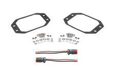 Load image into Gallery viewer, Diode Dynamics SS3 Backlit Flush Mounting Kit ((Single)) - Back View