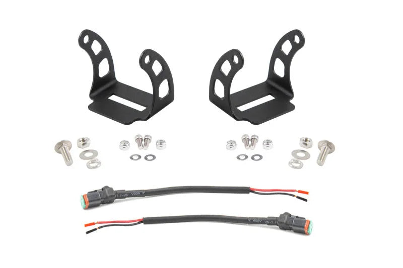 Diode Dynamics SS3 Backlit Universal Bracket Kit (Pair) - Back View