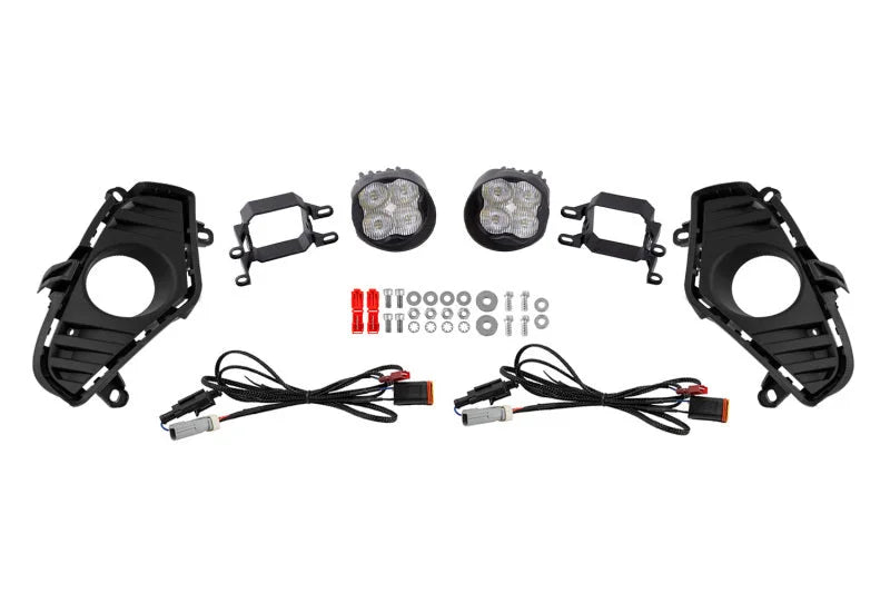 Diode Dynamics SS3 Fog Light Kit - White Sport fits 2022-2025 Toyota RAV4 - Main Product View