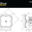 Load image into Gallery viewer, Diode Dynamics SS3 LED Bumper 1 3/4 In Roll Bar Kit Sport - Yellow SAE Fog (Pair) - Back View