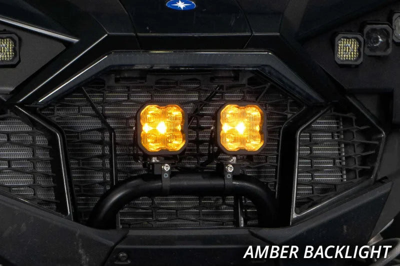 Diode Dynamics SS3 LED Bumper 2 In Roll Bar Kit Max - Yellow SAE Fog (Pair) - Additional View 6