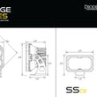 Load image into Gallery viewer, Diode Dynamics 2024+ Toyota Tacoma SS3 LED Ditch Light Kit- Pro White Combo - Side View