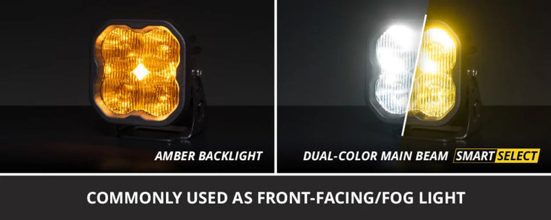 Diode Dynamics SS3 LED Fog Light - Pr. - Back View
