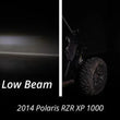 Load image into Gallery viewer, Diode Dynamics 14-23 Polaris RZR XP SS3 LED Headlight Kit - Pro White ABL - Installation View