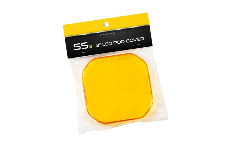 Diode Dynamics SS3 LED Pod Cover Standard - Yellow - Main Product View