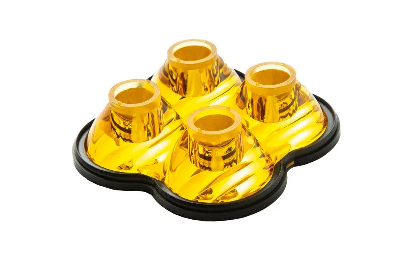Diode Dynamics SS3 Lens PC Combo Max - Yellow - Side View