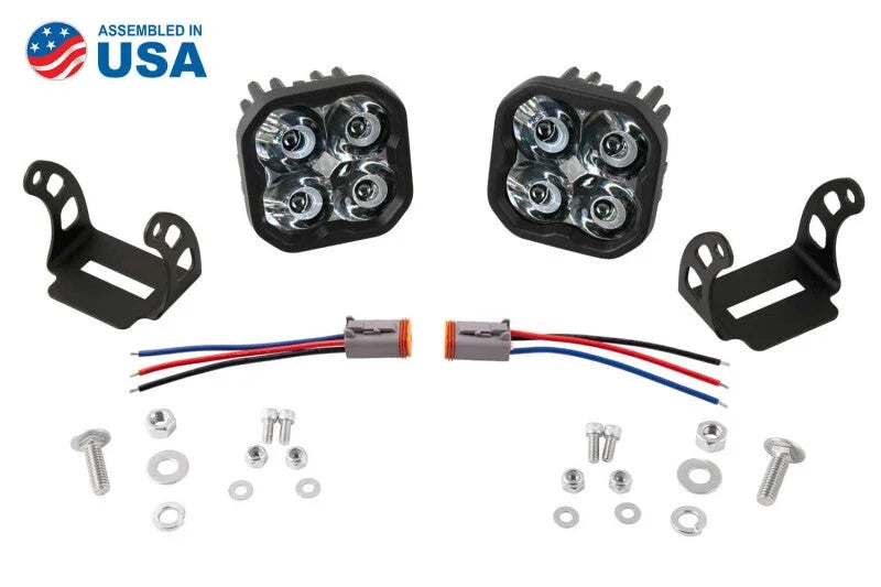 Diode Dynamics SS3 Max ABL - White SAE Fog Standard (Pair) - Side View