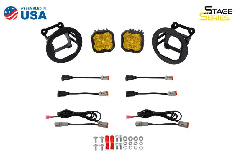 Diode Dynamics SS3 Max Type OB Kit ABL - White SAE Fog - Main Product View